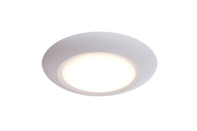 ##Antique Hardware## Slim Line 1 Light 11" LED Flushmount in White