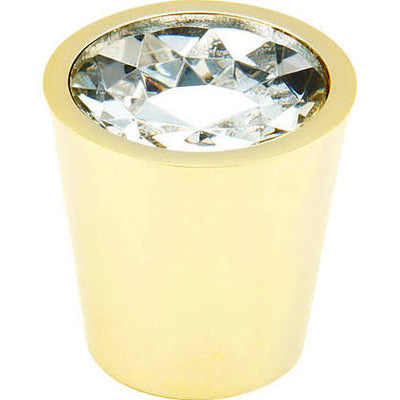 Diamond Stargaze Clear Crystal Cylinder Shape Cabinet & Furniture Knob