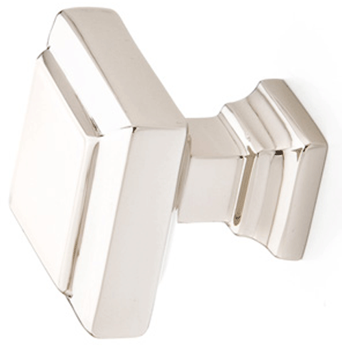 Emtek Solid Brass Geometric Square Cabinet & Furniture Knob