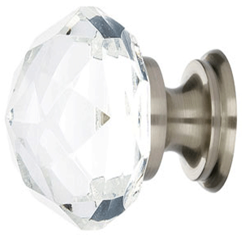 Emtek Crystal Glass Diamond Cabinet & Furniture Knob – Antique Hardware ...