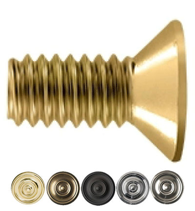 #12 x 1/2 Inch Solid Brass Machine Screw
