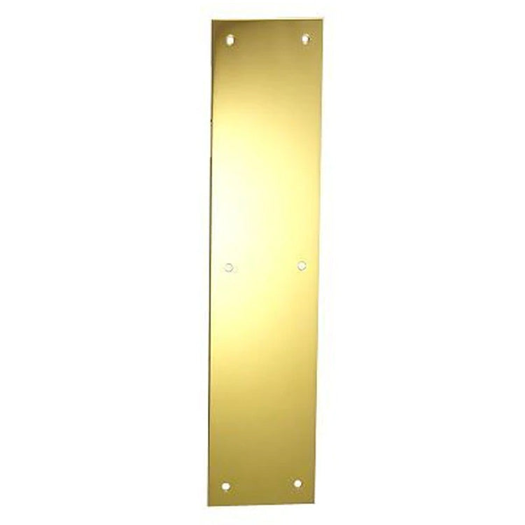 12 Inch Solid Brass Push Plate