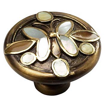 Symphony Heirloom Treasures Butterfly Round Cabinet & Furniture Knob