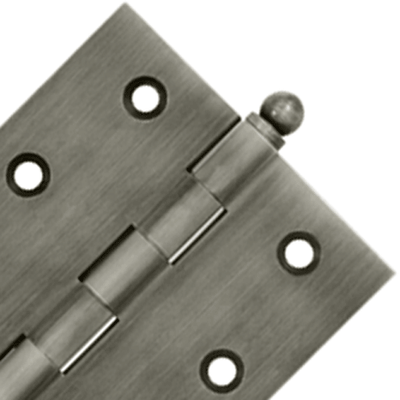 2 1/2 Inch x 2 1/2 Inch Solid Brass Cabinet Hinges