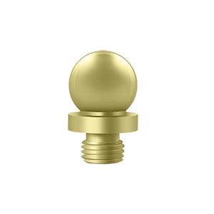9/16 Inch Solid Brass Ball Tip Door Finial