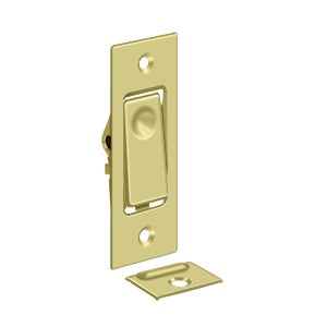 Solid Brass Pocket Door Jamb Bolt in Several Finishes