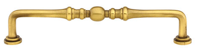 3 1/2 Inch (3 Inch c-c) Solid Brass Spindle Pull