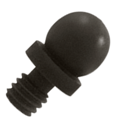 3/8 Inch Solid Brass Ball Tip Cabinet Finial