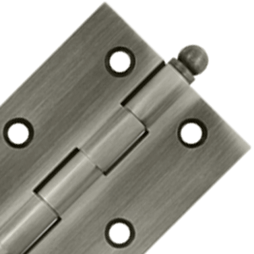 3 Inch x 2 Inch Solid Brass Cabinet Hinges