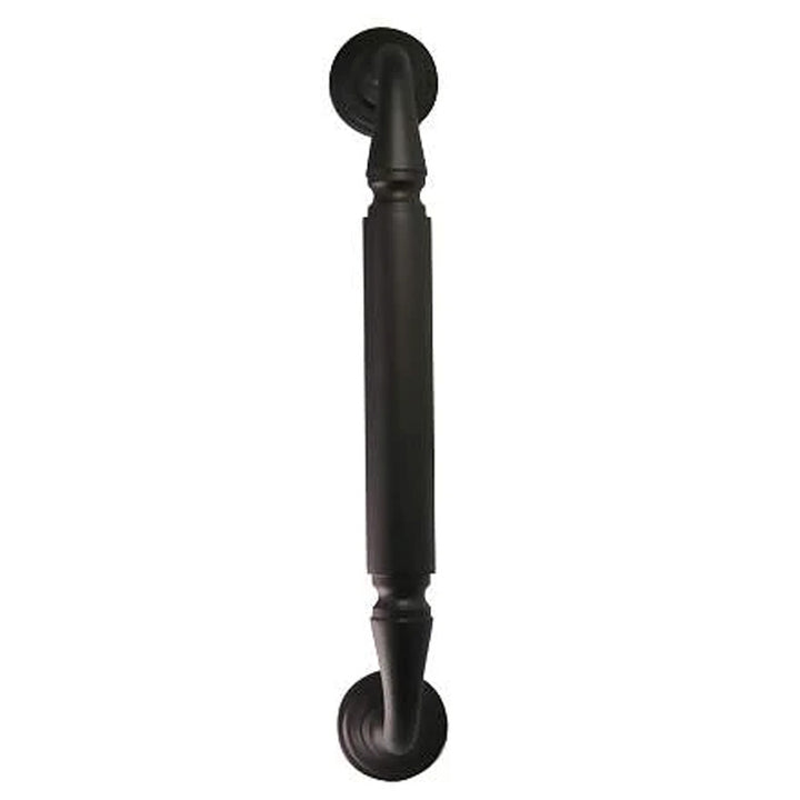##Antique Hardware## 11 Inch Solid Brass Door Pull With Rosettes