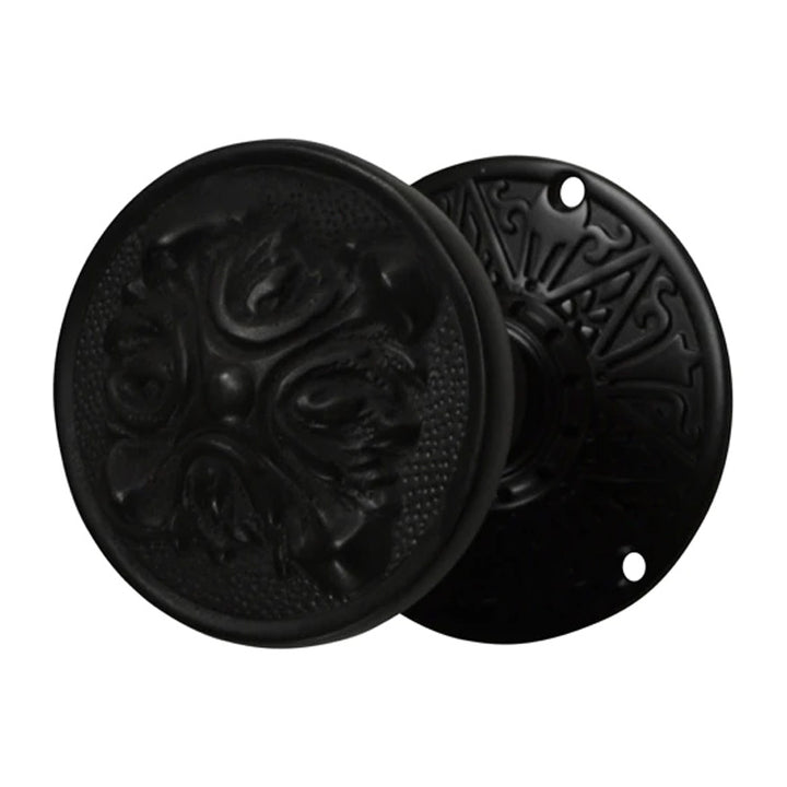 Antique Hardware Eastlake Rosette Door Set with Romanesque Door Knobs (Several Finishes Available) Door Knobs & Handles