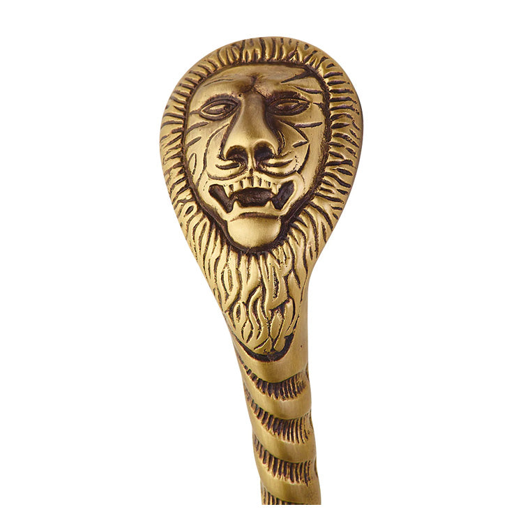 10 Inch Ornate Lion's Head Door Pull