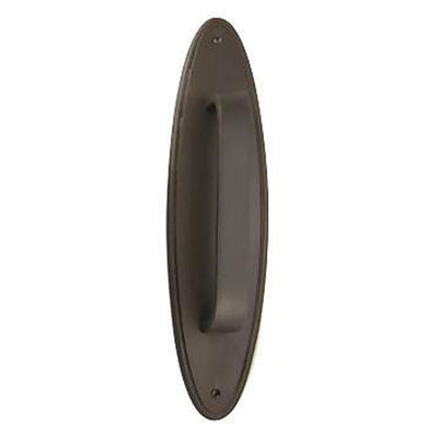 11 Inch Traditional Oval Door Pull & Plate