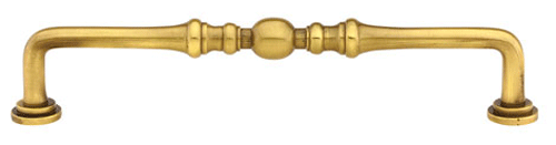 4 1/2 Inch (4 Inch c-c) Solid Brass Spindle Pull