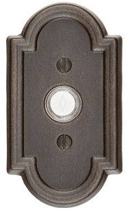 Emtek 2411 Doorbell Button With #11 Rosette