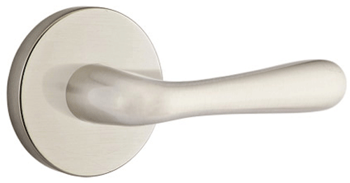 ##Antique Hardware## Emtek Solid Brass Basal Lever With Disk Rosette (Several Finish Options)