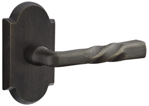 Sandcast Montrose Lever With Arched Rosette
