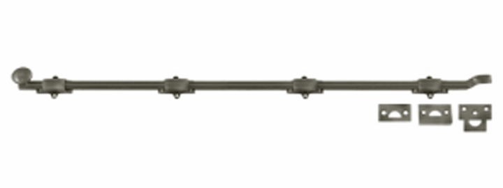 Antique Hardware 42 Inch Deltana Offset Heavy Duty Surface Bolt SURFACEBOLT