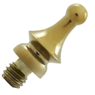 5/8 Inch Solid Brass Windsor Tip Cabinet Finial