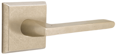 Emtek Solid Brass Sandcast Lariat Lever With Square Rosette