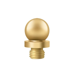 9/16 Inch Solid Brass Ball Tip Door Finial