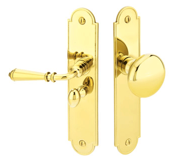 6 Inch Solid Brass Screen Door Lock with Arch Style – Antique Hardware ...