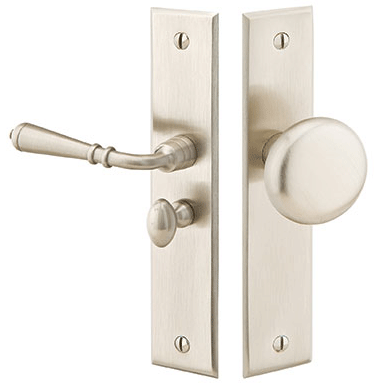6 Inch Solid Brass Screen Door Lock with Rectangular Style