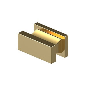 3/4 Inch Solid Brass Contemporary Anvil Cabinet & Furniture Knob (Several Finishes Available)