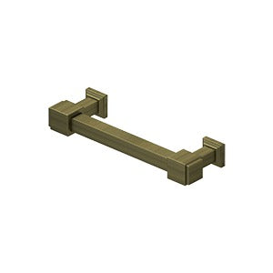 4 Inch Solid Brass Manhattan Cabinet & Furniture Pull (Several Finishes Available)