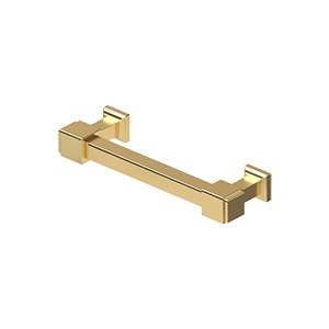 4 Inch Solid Brass Manhattan Decorative Cabinet & Furniture Pull (Several Finishes Available)