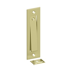 4 5/8" x 1 1/4" Solid Brass Pocket Door Jamb Bolt