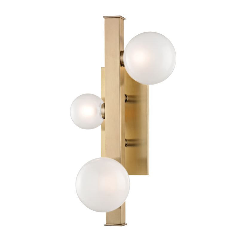 MINI HINSDALE 3 LIGHT WALL SCONCE