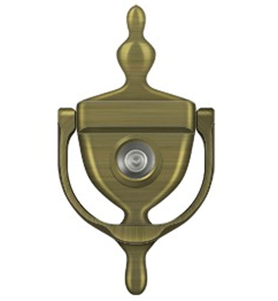 ##Antique Hardware## 6 Inch (3 3/4 Inch c-c) Heritage Style Door Knocker (Several Finishes Available)