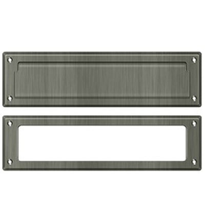 Magazine Size Front Door Mail Slot in Several Finishes
