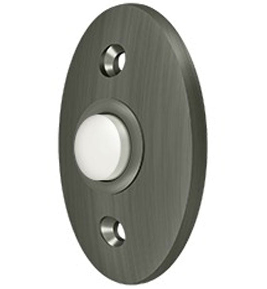2 3/8 Inch Solid Brass Door Bell Button