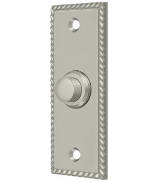 3 1/3 Inch Solid Brass Doorbell Button