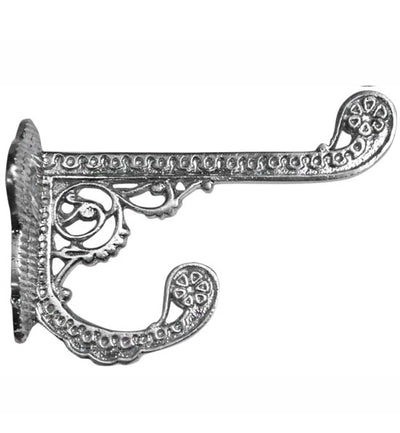 Solid Cast Brass Victorian Eastlake Style Hook (Several Finishes Available)