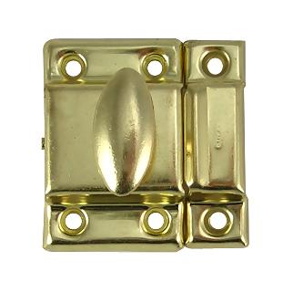 1 7/8 Inch Solid Brass Plated Cupboard Door Catch