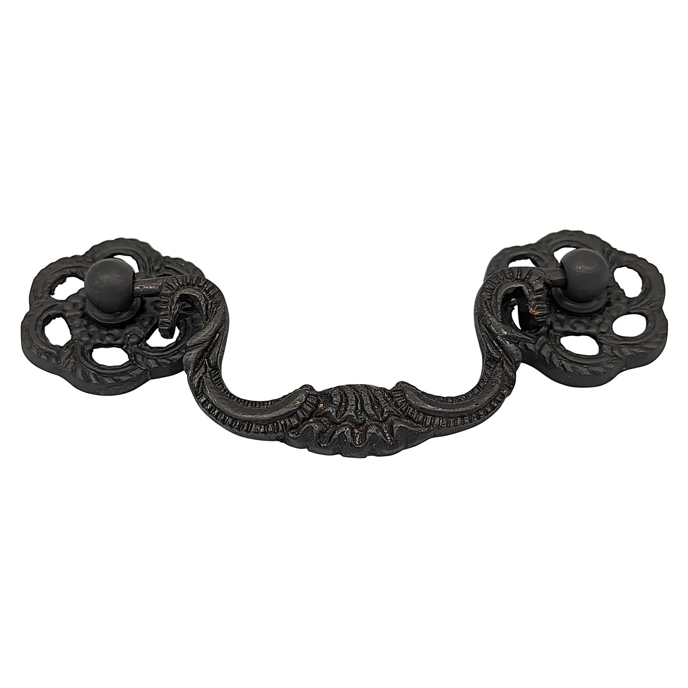 4 1/2 Inch Overall (3 Inch C-C) Roped Victorian Bail Pull (Several Finishes Available)