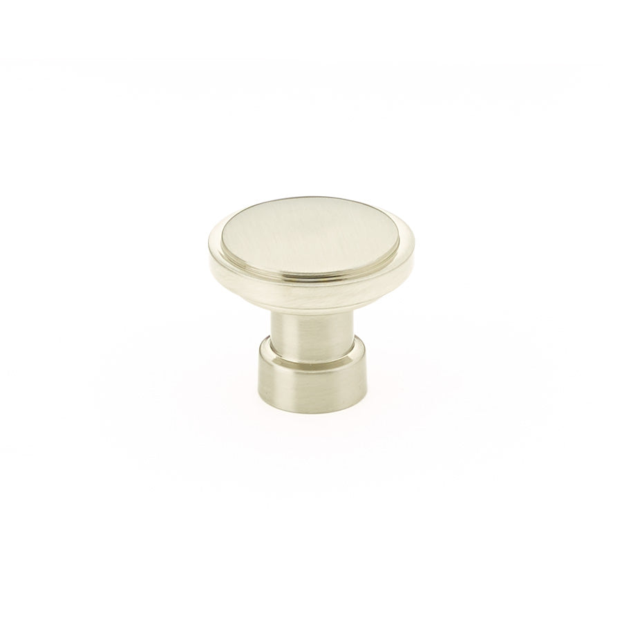 ##Antique Hardware## 1 1/4 Inch Solid Brass Round Haydon Cabinet & Furniture Knob