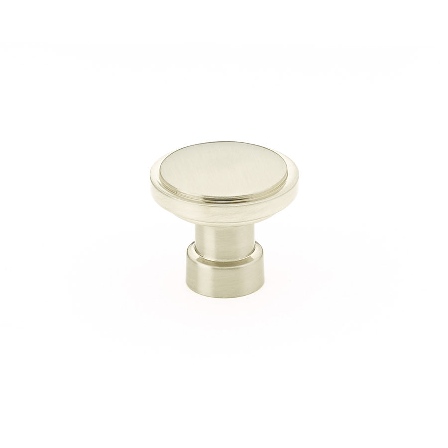 1 1/4 Inch Solid Brass Round Haydon Cabinet & Furniture Knob
