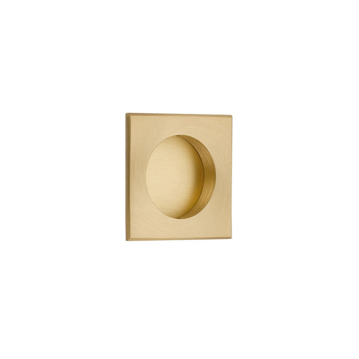 ##Antique Hardware## Solid Brass Square Flush Pull