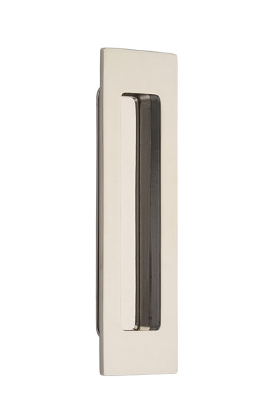6 Inch Solid Brass Modern Rectangular Flush Pull