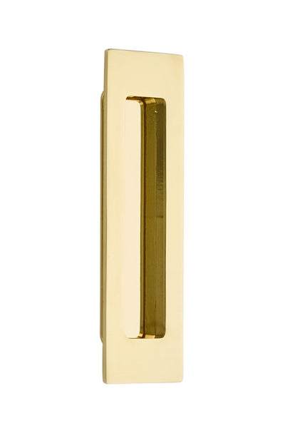 7 Inch Solid Brass Modern Rectangular Flush Pull