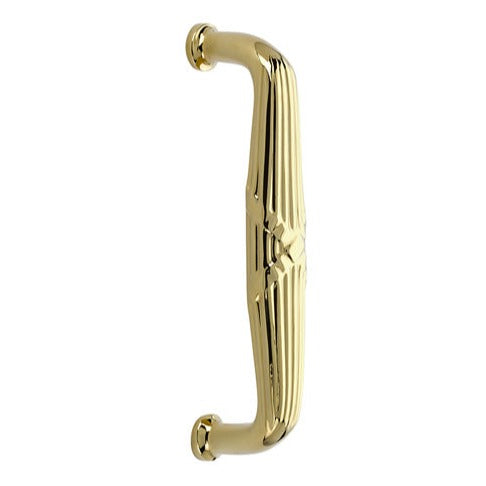 8 15/16 Inch Solid Brass Ribbon & Reed Pull in Several Finishes