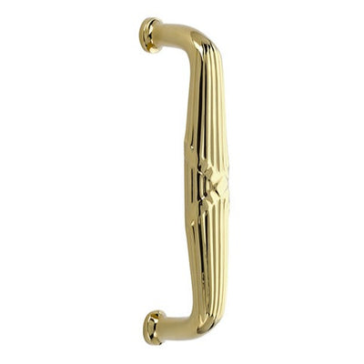 8 15/16 Inch Solid Brass Ribbon & Reed Pull in Several Finishes