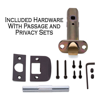 Included Hardware for Passage and Privacy Set