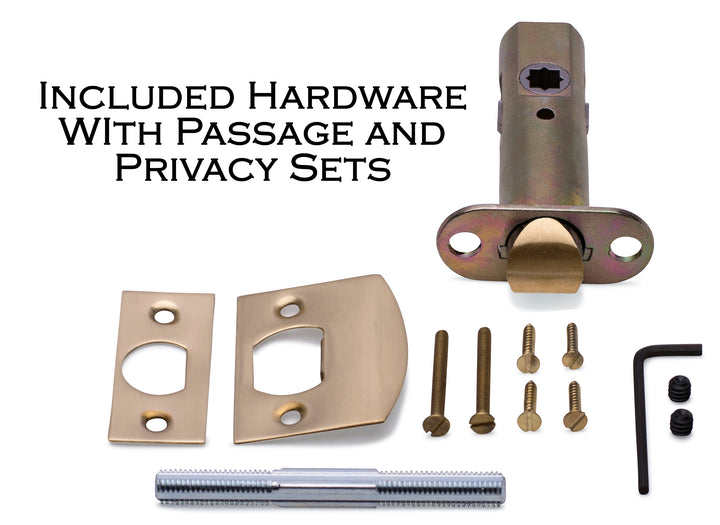 ##Antique Hardware## 11 7/8" L'Enfant Style Hartfort Door Knob Set