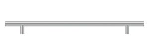 13 1/4 Inch Deltana Stainless Steel Bar Pull (10 Inch c-c)