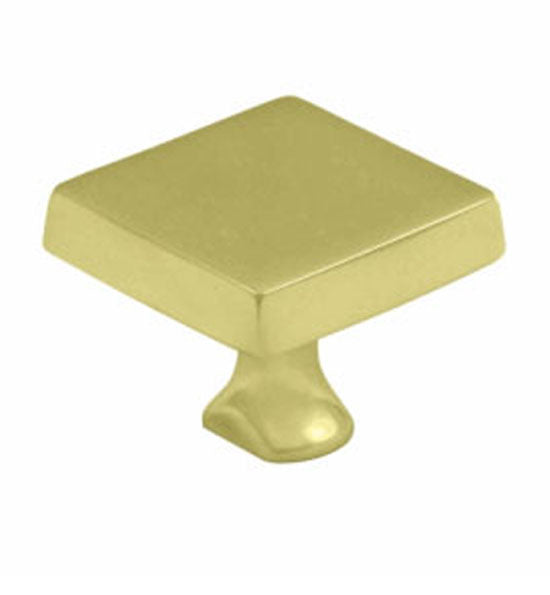 Deltana Solid Brass Square Cabinet & Furniture Knob